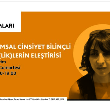 Emine Sevim: “Toplumsal Cinsiyet Bilinçli Erkek(lik)lerin Eleştirisi”