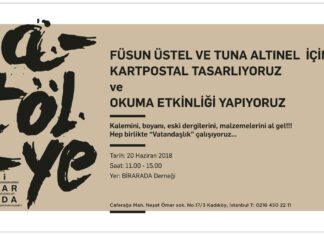“Füsun Üstel ve Tuna Altınel için Kartpostal Tasarlıyoruz ve Okuma Etkinliği Yapıyoruz”