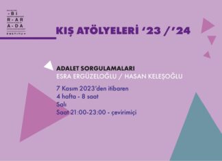 BİRARADA Enstitüsü 2023-2024 Kış Atölyeleri: Akademik Okur-Yazarlık: Adalet Sorgulamaları