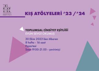 BİRARADA Enstitüsü 2023-2024 Kış Atölyeleri: Toplumsal Cinsiyet Eşitliği