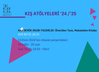 Kış Atölyeleri 24/25: Akademik Okuryazarlık