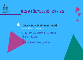 Kış Atölyeleri 24/25: Toplumsal Cinsiyet Eşitliği